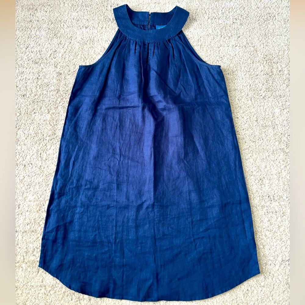 Antibes Blanc Linen Dress